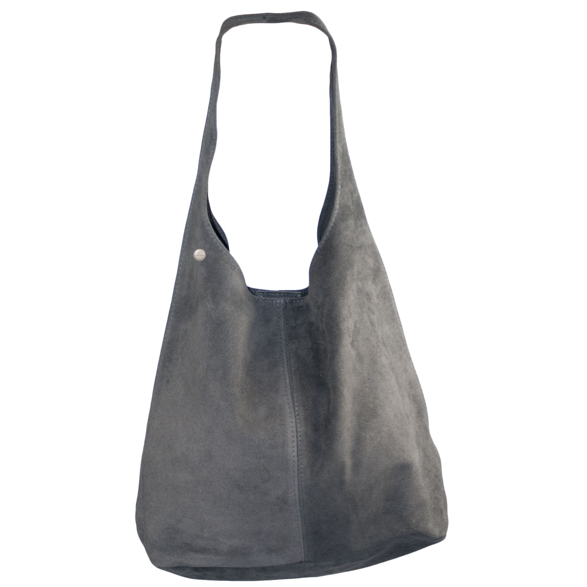 Grey suede hobo on sale bag