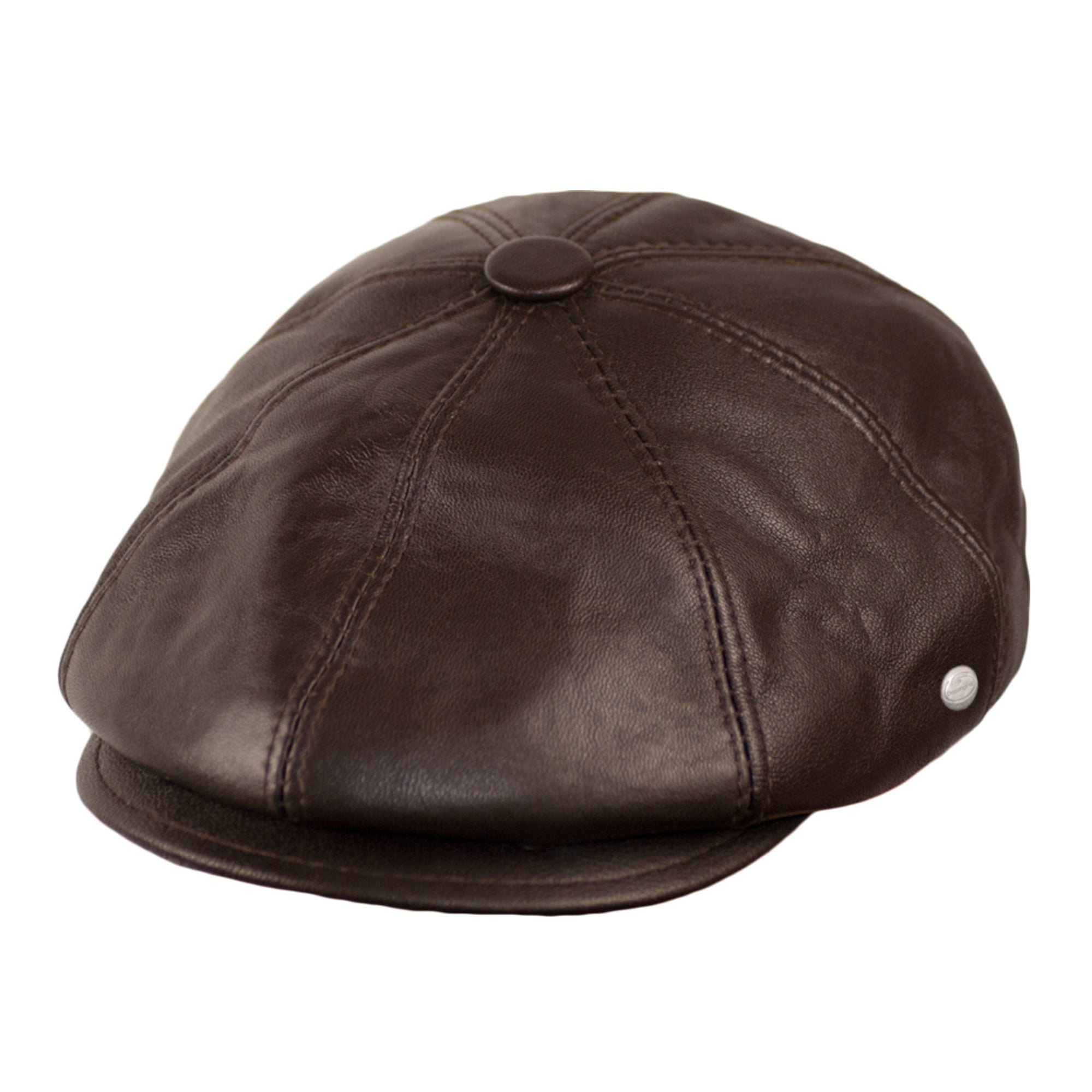 Newsboy store hat leather