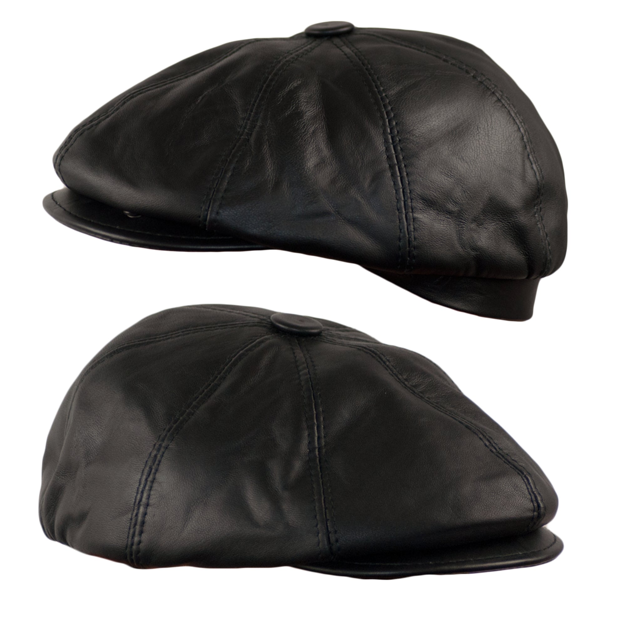 Mens leather discount newsboy hats