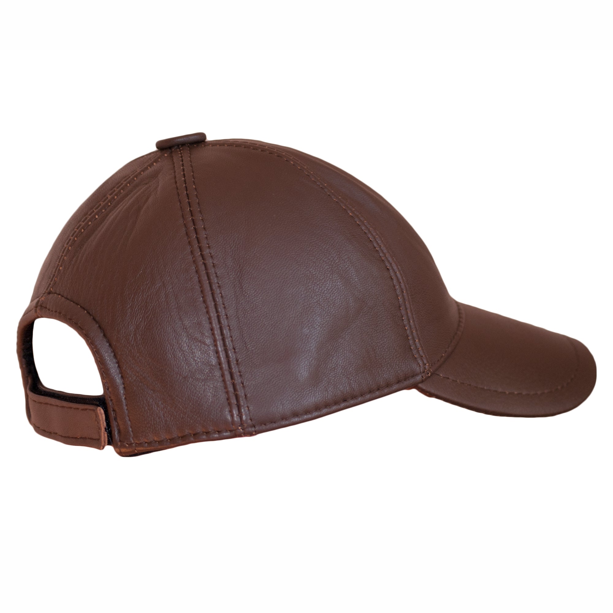 Womens leather ball sale cap